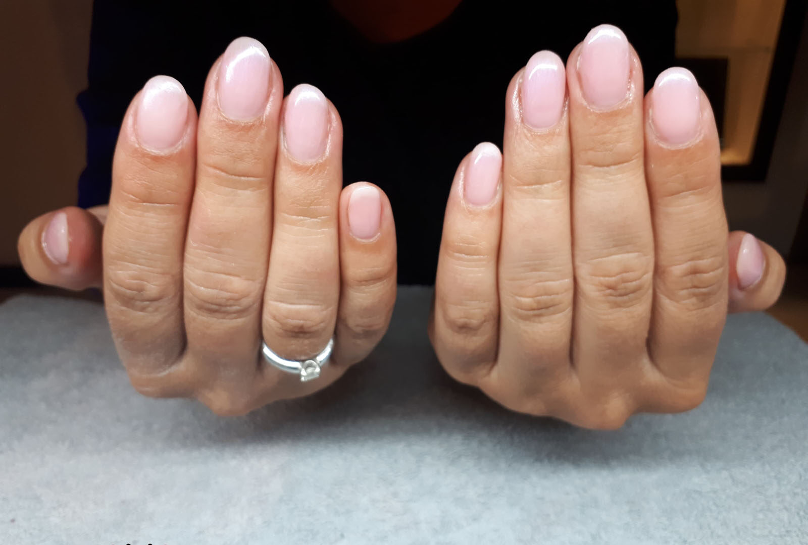 Naturel roze nagels